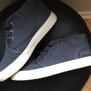 Blowfish Malibu navy blue lace up sneakers